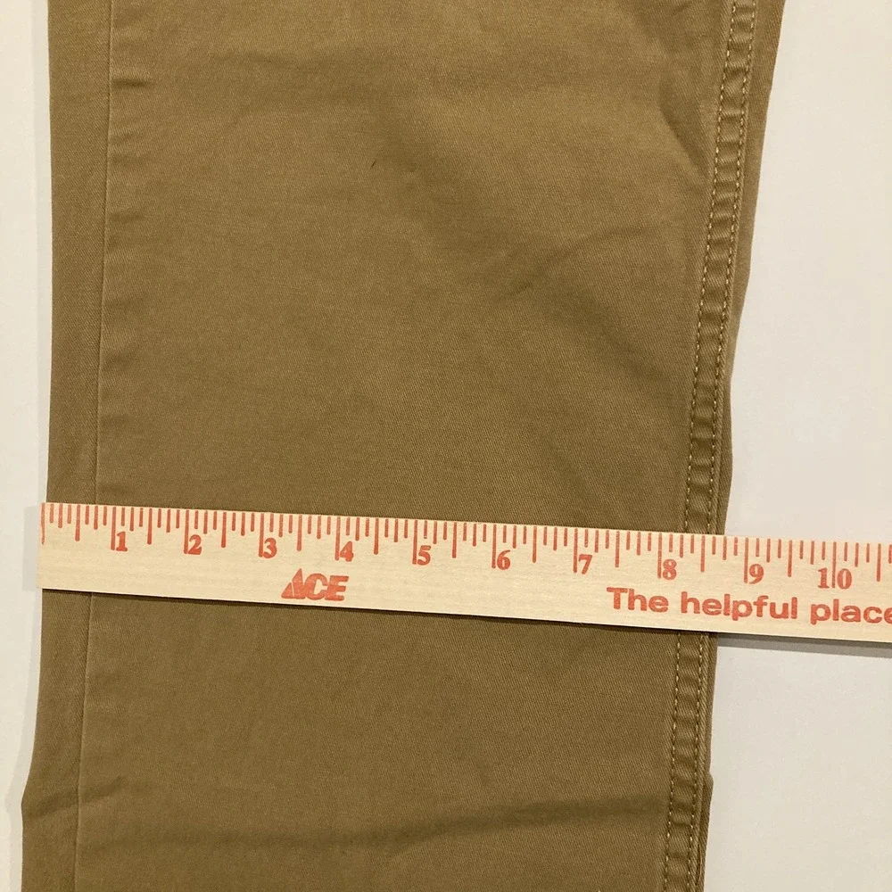 LEVI Jeans 514 Men 34x32 (Fits 34x31) Tan Khaki Stretch Straight Fit Cowboy‎